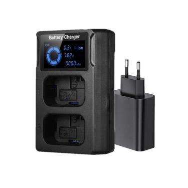 Imagem de Carregador Para Bateria Sony Np-Fw50 Duplo  Bivolt 