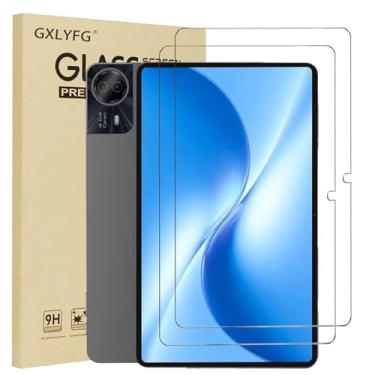 Imagem de GXLYFG Pacote com 2 protetores de tela de vidro temperado compatíveis com Teclast T60 Pro, cobertura total de 12 polegadas, antiarranhões, sem bolhas, dureza 9H
