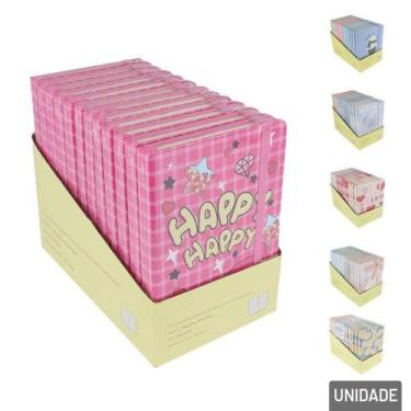 Imagem de Caderneta de Anotações Brochura 12Pç 96 FLs - Tudo em Caixa