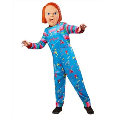 Imagem de Rubies Fantasia infantil oficial do Chucky, vestido chique infantil, tamanho 7-8 anos Halloween
