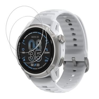 Imagem de NOUKAJU Protetor de tela para COROS APEX 4 46 mm, protetor de vidro temperado, vidro temperado HD, dureza 9H, resistente a arranhões para relógio esportivo COROS APEX 4 (46 mm) [2 unidades]