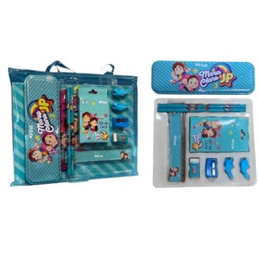 Imagem de Kit Escolar Maria Clara e JP, Estojo com Acessórios Escolares Completo