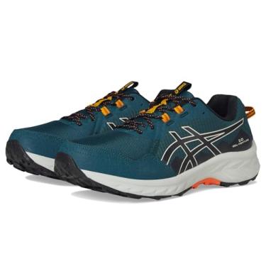 Imagem de ASICS Tênis de corrida masculino Gel-Venture 10, Verde saxão/preto, 44