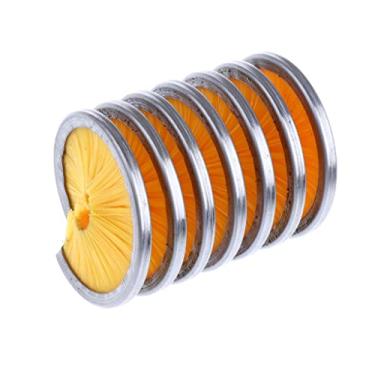 Imagem de barenx Escova de limpeza de corda de escalada, amarela