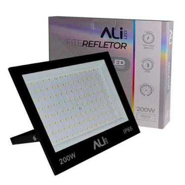 Imagem de Refletor Led FITE 200W 6500K (Branco Frio) IP65 16000L Bivolt ALI-1RF0