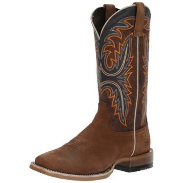 Imagem de ARIAT Bota masculina Brushrider Western, Bronzeador áspero/marrom enferrujado, 12