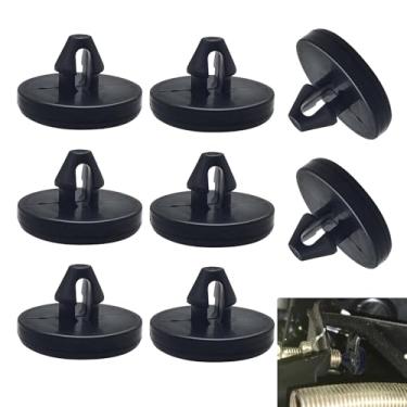 Imagem de Dogary 8 peças de rolha de interruptor de freio, pedal de freio de carro, 90541-06036 rolha de pedal de embreagem de redução de ruído, universal para a maioria dos carros, caminhões, SUVs (preto)