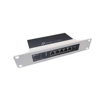 Imagem de Suporte em rack de rede de 25 cm para roteador TP-Link Omada ER605 (preto)