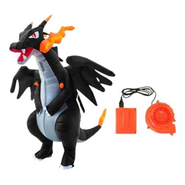 Imagem de UxicRuya Fantasia de Dinossauro Inflável para Homens E Mulheres, Roupas Engraçadas para Dramatização para O Feriado