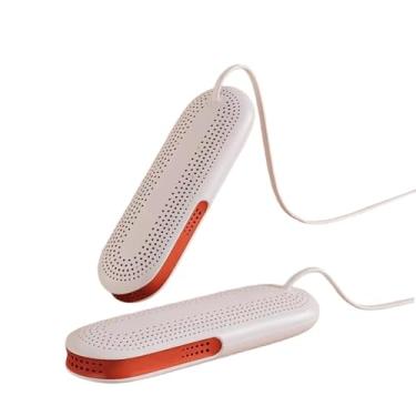 Imagem de MotiveTech Secador de sapatos e botas, secador interno pequeno, máquina de secagem para botas de esqui de inverno infantis e luvas de boxe, Branco Laranja