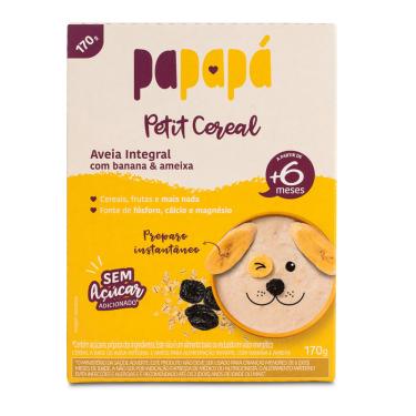 Imagem de Cereal Infantil Aveia Banana Ameixa Papapá 170g