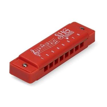 Imagem de Gaita de boca Infantil Hering Junior SHG -- Selecione a cor, Vermelha