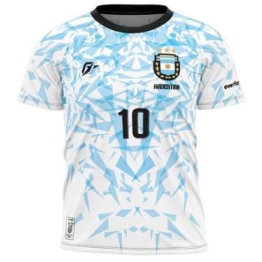 Imagem de Camiseta Filtro UV Infantil Argentina Tri Campeã-Masculino