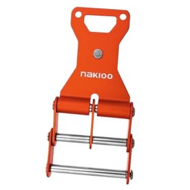 Imagem de Generic Fivela de cinto de ferramentas em liga de alumínio, versátil, fácil de instalar, com clipe de liberação rápida para eletricistas e construtores. Ideal, Laranja 60mm