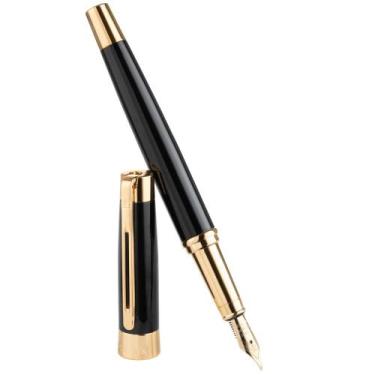 Imagem de Caneta Crown Personalizada Metal President Tinteiro