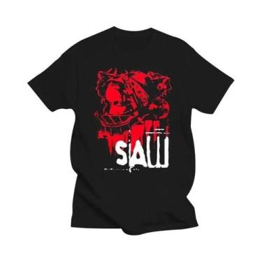 Imagem de Camiseta Vintage De Algodão Com Estampa De Cabeça De Filme De Terror S