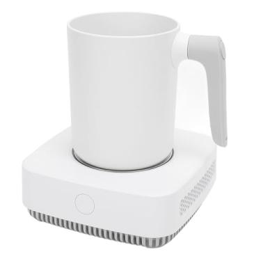 Imagem de KUIDAMOS Caneca Mais Quente Refrigerador de Aquecimento Eficiente Base de Resfriamento para Viagens de Escritório Em Casa Aço Inoxidável Eco-amigável 450ml