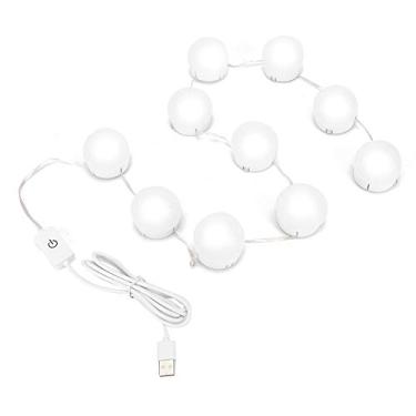 Imagem de Ainoli 10 unidades/conjunto USB 3 cores LED lâmpada para maquiagem beleza espelho de vaidade de mesa