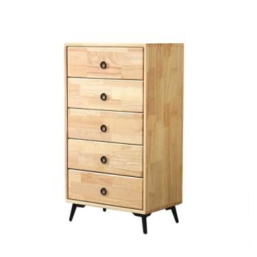 Imagem de Cômodas Fazenda 5 gavetas com construção em cauda de andorinha, cômoda para quarto, madeira moderna para sala estar corredor