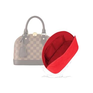 Imagem de 19 NeatThin Inserção de bolsa leve, superfície impermeável e forro de cetim sedoso, adequado para LV Alma BB (BB, Ruby)