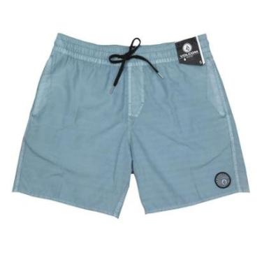 Imagem de Bermuda Elástico Volcom Center Trunk Blue-Masculino