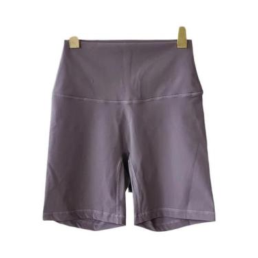 Imagem de Shorts De Yoga Femininos De Cintura Alta, Ajuste Slim, Levanta O Bumbu