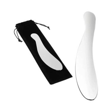 Imagem de Ferramenta Gua Sha De Aço Inoxidável Para Massagem Corporal Completa, 