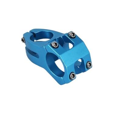 Imagem de Mesa de guidão de bicicleta MTB Power Short 45mm para mountain bike, ponte de 25,4/31,8mm, mesa elevatória para ciclismo.(25.4x45mm Blue)
