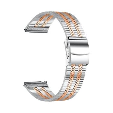 Imagem de Pulseira De Aço Inoxidável 20mm 22mm Para Huami Amazfit Balance Bip Ac