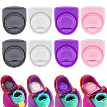 Imagem de ZONBBEE 8 peças de rolha de substituição para Owala FreeSip 680.4 g 947.2 g, tampa de tampa de vedação de silicone superior acessórios de peças de reposição compatíveis com Owala 16/19/24/32/1,134 g