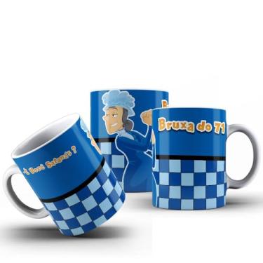 Imagem de Caneca Série Turma Do Chaves Todos Os Personagens Porcelana 325ml (BRUXA DO 71)