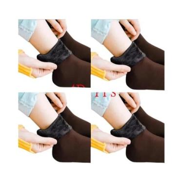 Imagem de Meias Térmicas De Veludo Para Inverno Femininas, 1/2/4 Pares, Quentes,