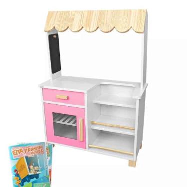 Imagem de Mercadinho Infantil de Madeira - Eita Casa Perfeita, Rosa