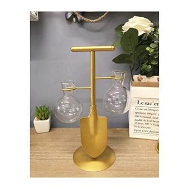 Imagem de Vasos Decoração Vaso Abstrato Linhas Pretas Minimalista Vaso de Ferro Abstrato Vaso de Flores Secas Racks Ornamentos de Flores Nórdicos Vaso de Flores (Cor: B2) (D4)