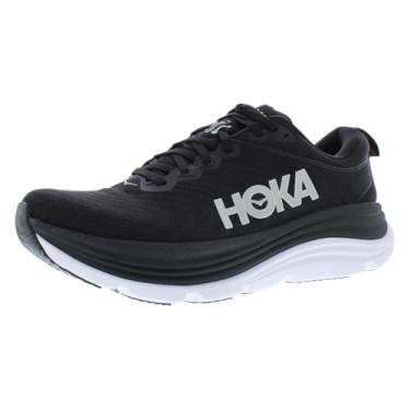 Imagem de HOKA ONE ONE Tênis feminino Gaviota 5, Preto/branco, 9 Wide