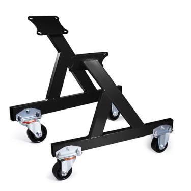 Imagem de Vigorighter Suporte de armazenamento de motor de rolamento, suporte de motor compatível com LS com rodízio giratório, compatível com GM Chevy V8 LSx, suporte para motores e transmissões, 2 peças