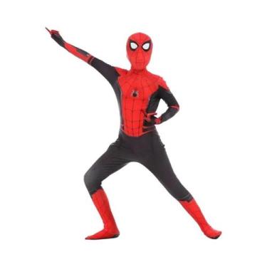 Imagem de Fantasia De Halloween Para Meninos Máscara 3D Do Homem-Aranha Em Spand