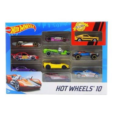 Imagem de Conjunto HotWheels - Pacote com 10 Carros - Sortidos MATTEL