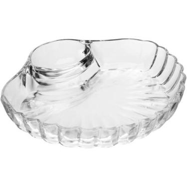 Imagem de Petisqueira C/ Divisória Molho 21,5cm Vidro Wolff Molheira