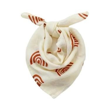 Imagem de Toalha De Bebê De Algodão Muslin De Bambu 60x60cm, Babadores Multifunc