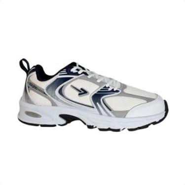 Imagem de Tênis Running Infantil Box 200 Branco E Azul-Masculino