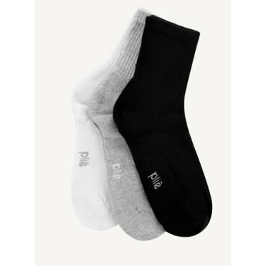 Imagem de Kit/3 Meia Cano Longo Plié 090114 Unissex Esportiva Algodão T. 34/39 4