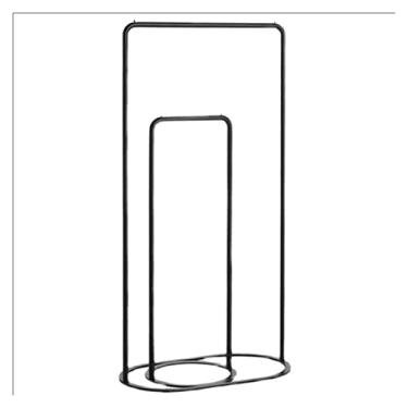 Imagem de KEG801302 Corredor para piso doméstico Rack de secagem independente prateleira de exibição de loja de roupas grande pequeno conjunto suporte de chapéu