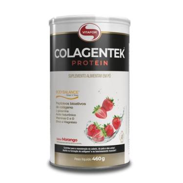 Imagem de Colagentek Protein Vitafor Morango 460g