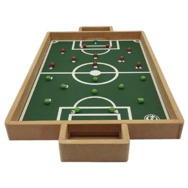 Imagem de Brinquedo Infantil Campo Futebol Mdf Acompanha Moeda