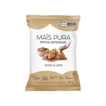 Imagem de Pipoca Artesanal Doce de Leite Mais Pura 100g
