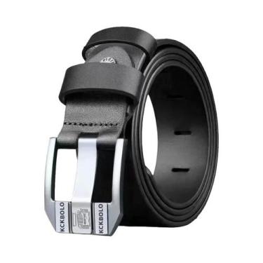 Imagem de Cinto De Couro Genuíno Masculino, Cinto De Negócios Fashion De Alta Qu