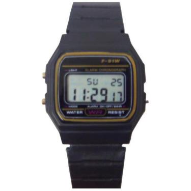 Imagem de Relógio Retrô Vintage Unissex Masculino Feminino Wr Borracha