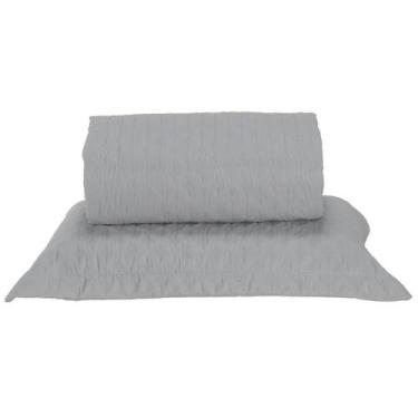 Imagem de Cobre Leito Solteiro Milão Dupla Face 200 Fios 2 Peças Linho - Dona Ze