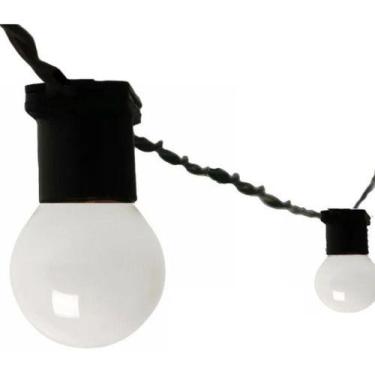 Imagem de 5 Metros Varal De Luzes Festão Com Lâmpadas Bolinha Led G45 - Bela Hom